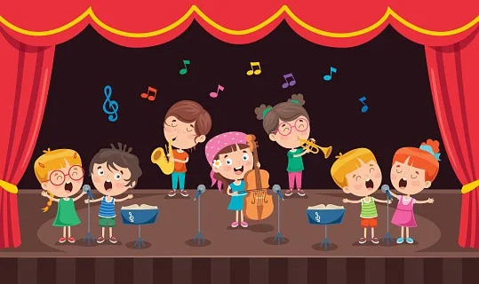 音樂培訓舞台插圖